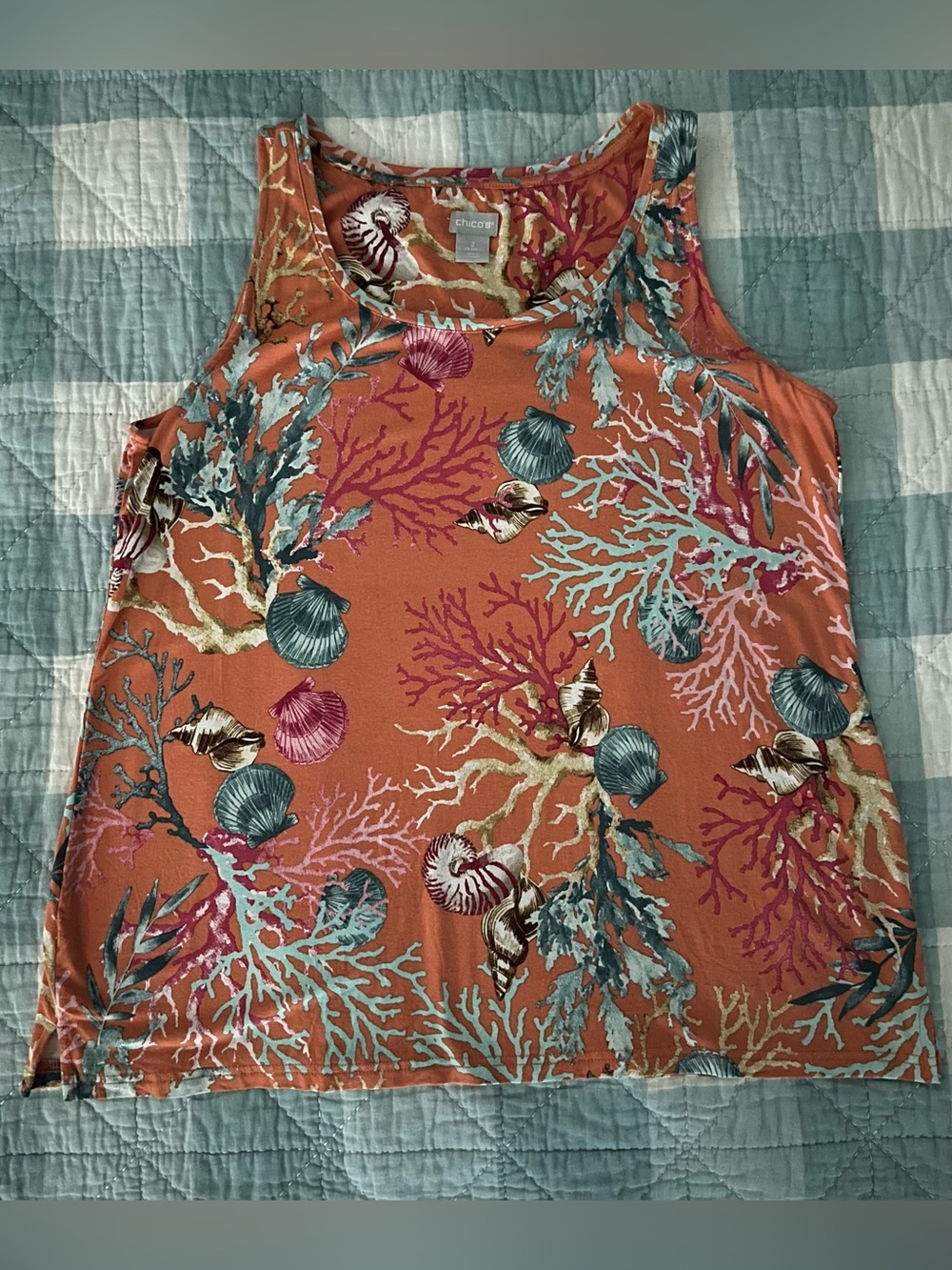 Chico’s Tropical Tank Top 2 12